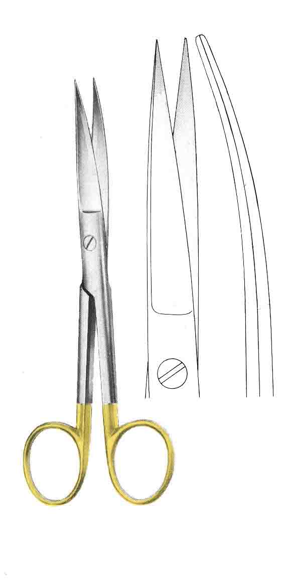 ALTIN SAPLI MAKAS EĞRİ 16.5CM